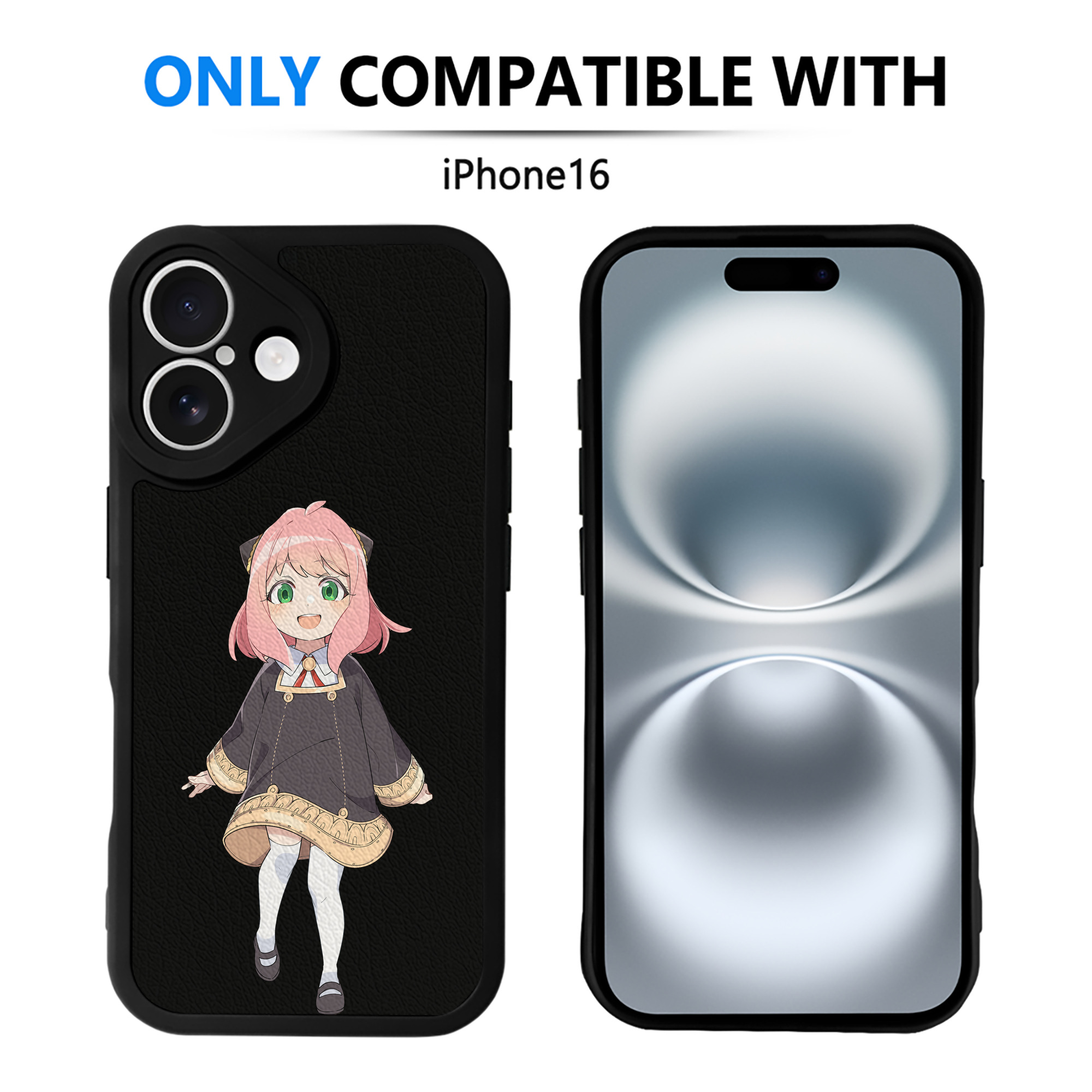 （画像用） SPY×FAMILY间谍家家酒 【iPhone 16シリーズ対応】シリコンスマホケース（レザー調） 材質：シリコン